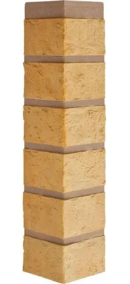 Наружный угол кирпич (желтый), 0,47 х 0,1м купить в Кургане