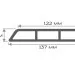 Доска Ромбус 3D ДПК Outdoor STORM GREY серая микс купить в Кургане