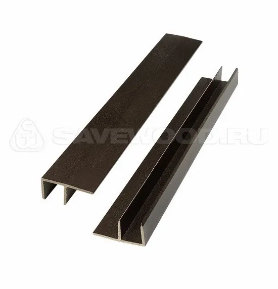 F-профиль ДПК Savewood – Тёмно-коричневый купить в Кургане