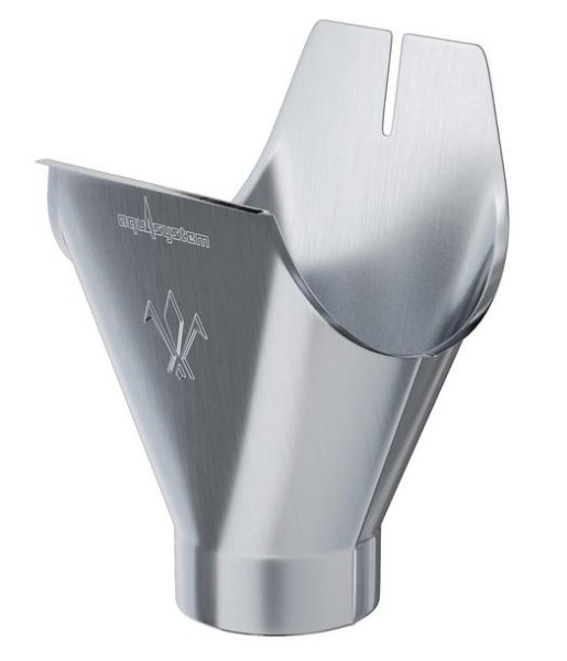 Водосток Aquasistem, Система 125x90 - Воронка желоба оцинковка купить в Кургане