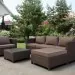 Комплект мебели AFINA плетеной из иск. ротанга YR821A Brown/Beige купить в Кургане