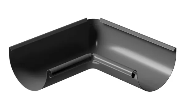 Угол внутренний 90° D125 Döcke STAL PREMIUM Графит, (RAL 7024) купить в Кургане
