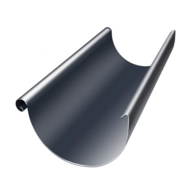 Водосток Grand Line 125x90 – Желоб 3м RAL 7024 купить в Кургане