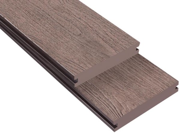Террасная доска ДПК Outdoor 3D полнотелая NEVADA/CALIFORNIA BROWN коричневая микс купить в Кургане