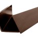 Уголок ДПК для сайдинга 70x70x3000мм Коричневый купить в Кургане