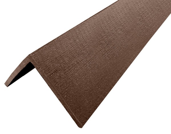 Уголок ДПК для сайдинга 70x70x3000мм Коричневый купить в Кургане