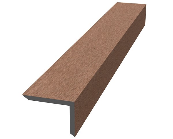 Уголок ДПК для террасной доски NauticPrime, 60x40x2900мм Кедр купить в Кургане