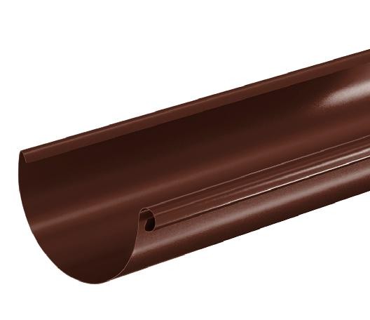 Водосток Aquasistem, система 125x90 - Водосточный желоб 3.00м RAL 8017 Коричневый купить в Кургане