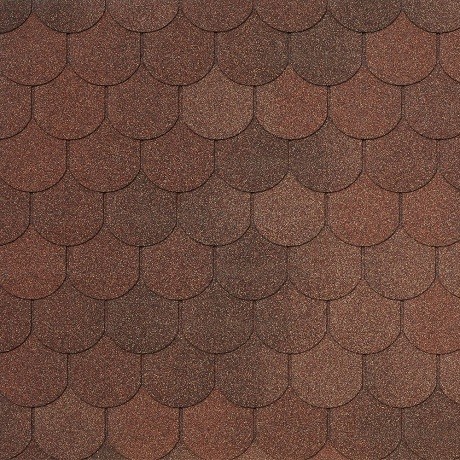 Гибкая черепица Tegola ASSISI terracotta 420 купить в Кургане