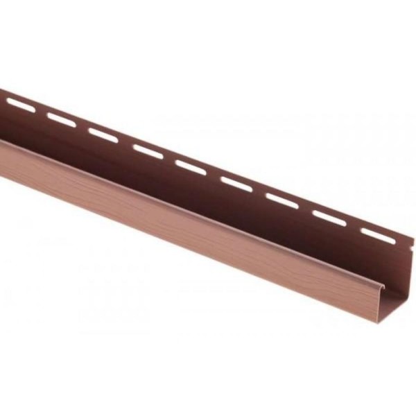 J-профиль Люкс Крашенный, T-15, ВН, Красно-коричневый купить в Кургане