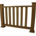 Ограждения из ДПК WOODVEX Кофе купить в Кургане