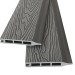 Заборная панель шип-паз EasyDecking Wood-Х 146х20 Серый купить в Кургане