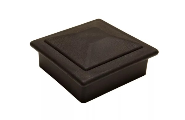 Крышка верхняя ПВХ для столба Deckart 125х125 Графи купить в Кургане