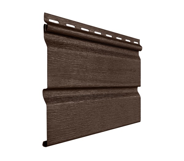 Виниловый сайдинг fineber - "стандарт", коричневый купить в Кургане