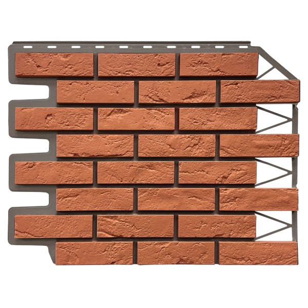 Фасадная панель FineBer, Кирпич Баварский, Терракотовый купить в Кургане