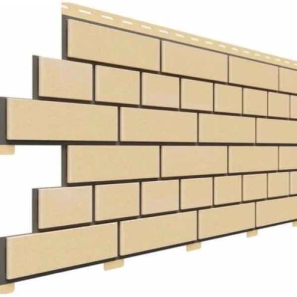 Фасадная панель Доломит Кирпич, Светло-желтый купить в Кургане