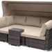 Диван-Трансформер AFINA плетеный из иск. ротанга AFM-320B Brown купить в Кургане