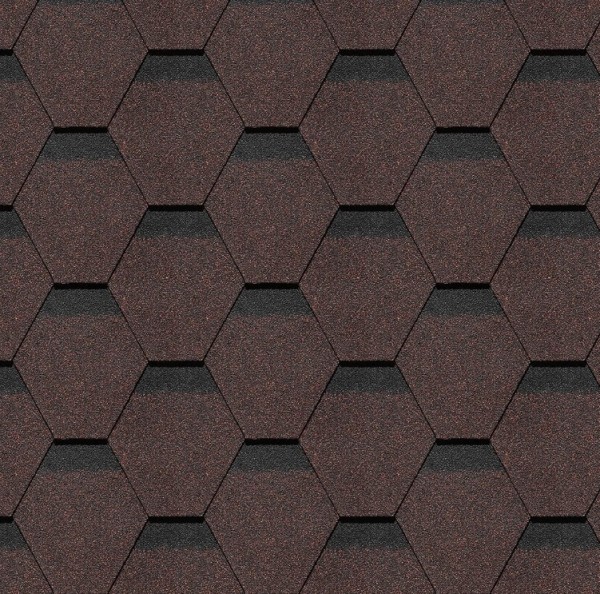 Гибкая черепица Docke, коллекция Шеффилд – Корица купить в Кургане