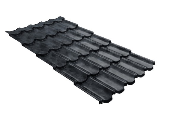 Металлочерепица квинта плюс с 3D резом 0,45 Safari Grey купить в Кургане