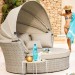 Диван-Трансформер AFINA плетеный из иск. ротанга AFM-325 Beige купить в Кургане