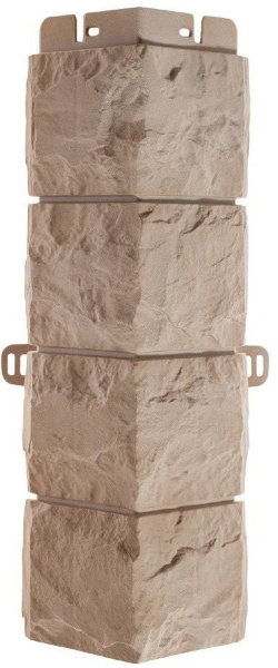 Фасадная панель Наружный угол фагот (талдомский), 0,45 х 0,13м (н) купить в Кургане