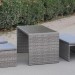 Диван-Трансформер AFINA плетеный из иск. ротанга S330G-W78 Grey купить в Кургане