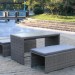 Диван-Трансформер AFINA плетеный из иск. ротанга S330G-W78 Grey купить в Кургане
