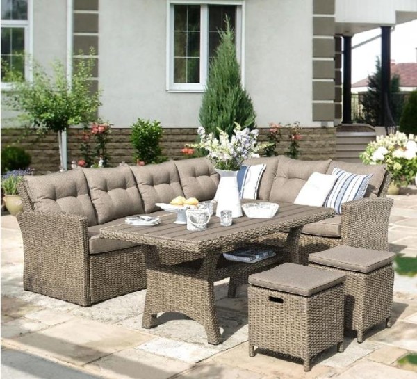 Комплект мебели AFINA плетеной из иск. ротанга AFM-307B Beige купить в Кургане