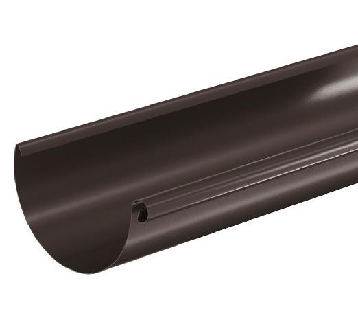 Водосток Aquasistem, система 125x90 - Водосточный желоб 3.00м RR 32 Тёмно Коричневый купить в Кургане