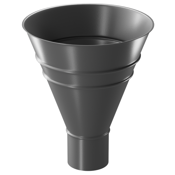 Воронка водосборная Döcke STAL PREMIUM, Графит купить в Кургане