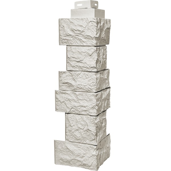 Угол наружный FineBer “Дикий камень” Жемчуг купить в Кургане