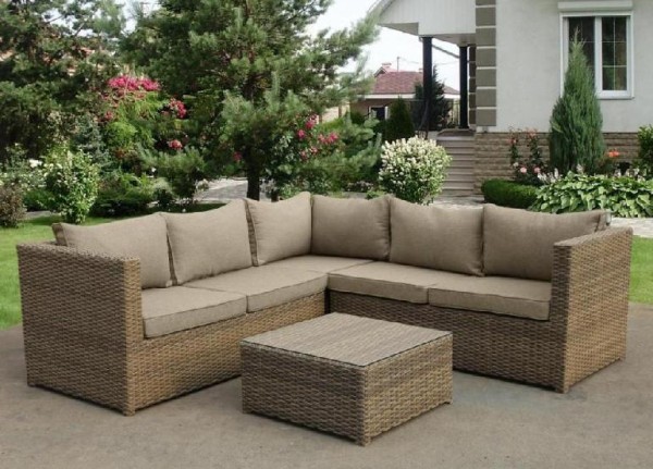 Комплект мебели AFINA плетеной из иск. ротанга YR825B Beige купить в Кургане