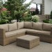 Комплект мебели AFINA плетеной из иск. ротанга YR825B Beige купить в Кургане