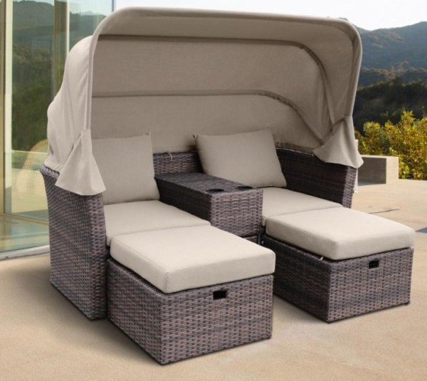 Комплект мебели AFINA плетеной из иск. ротанга AFM-330B Brown купить в Кургане