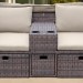Комплект мебели AFINA плетеной из иск. ротанга AFM-330B Brown купить в Кургане