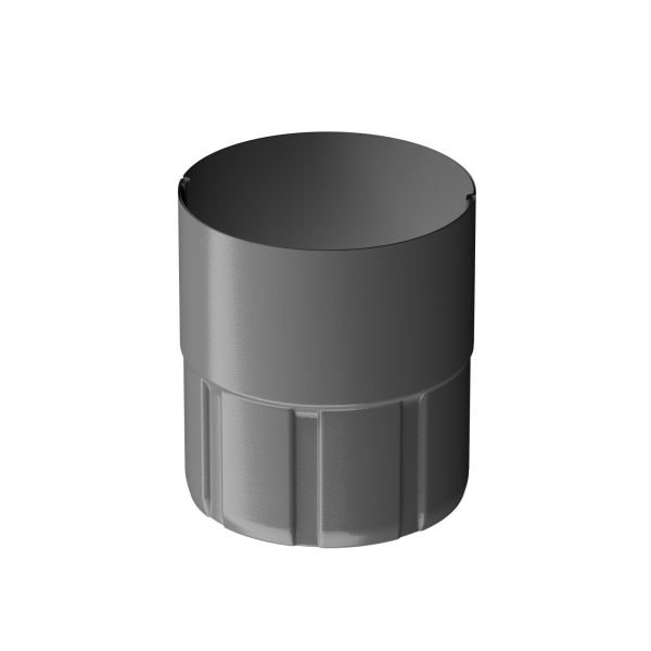 Муфта соединительная для водостока Döcke STAL PREMIUM, Графит купить в Кургане