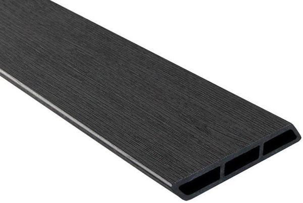 Доска Ромбус 3D ДПК Outdoor STORM BLACK черная купить в Кургане