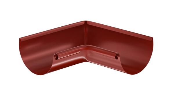 Водосток Aquasistem, система 125x90 - Угол желоба, внутренний 90° RR 29 Бургундский купить в Кургане