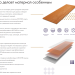Фибросайдинг DECOVER 3600 x 190 x 8 мм Caramel купить в Кургане