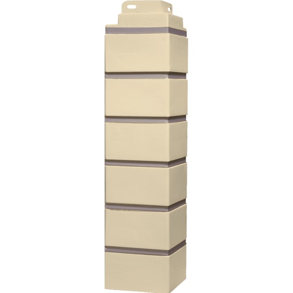 Угол наружный Fineber «Кирпич клинкерный» Желтый купить в Кургане