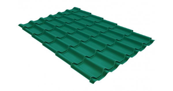 Металлочерепица классик 0,5 Satin RAL 5021 купить в Кургане