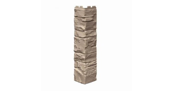 Угол наружный VOX Solid Stone Lazio камень светлая глина купить в Кургане