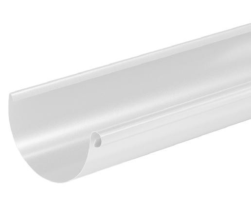Водосток Aquasistem, система 125x90 - Водосточный желоб 3.00м RAL 9003 Белый купить в Кургане