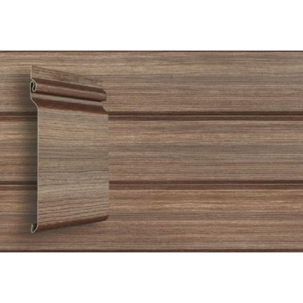 Виниловый сайдинг Grand Line Natural-Брус Tundra - Кедр купить в Кургане