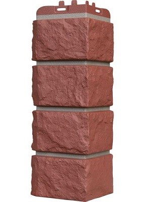 Угол наружный Grand Line Колотый Камень Корица, Шов темно-бежевый купить в Кургане