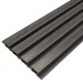 Фасадная доска из ДПК Faynag Wood Рейка Мокрый Асфальт купить в Кургане