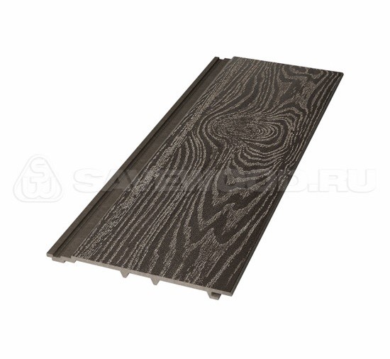 Сайдинг из дпк savewood sw-cedrus тангенциальный распил темно-коричневый купить в Кургане