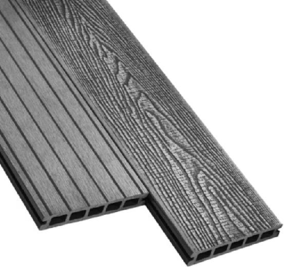 Террасная доска ДПК Deckart Аntique Графит купить в Кургане
