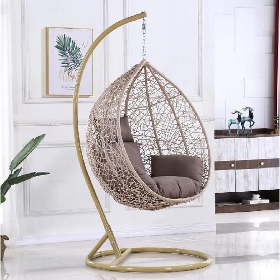 Кресло Подвесное из искусственного ротанга AFM-169A-LB Beige купить в Кургане