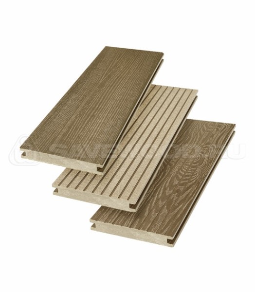 Террасная доска SW Fraxinus (R) полнотелая «SaveWood» Тик купить в Кургане